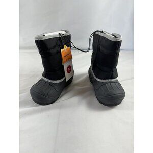 New!!! Toddler Dane Winter Boots - Cat & Jack Black Toddler Size 5